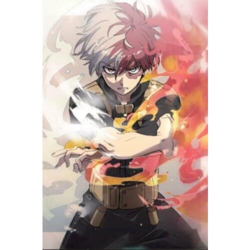 Anime Boku no hero academia My Hero Academia Art Film Print Silk Poster Home Wall Decor 24x36inch