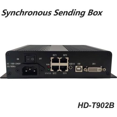 HUIDU HD-T902B sending box huidu led full color synchronous sending card supports multi card splicing with large screen