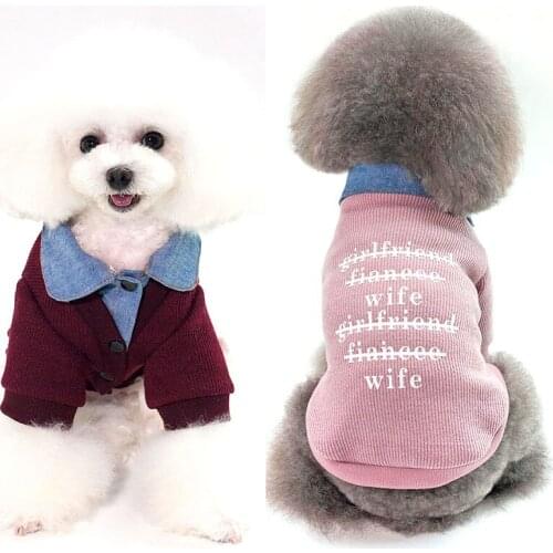 Dog Sweaters Puppy Shirt Vests Winter Warm Dog Clothes Fashion Knit Pet Sweaters for Small Medium Dogs Pug Chihuahua Knitwear