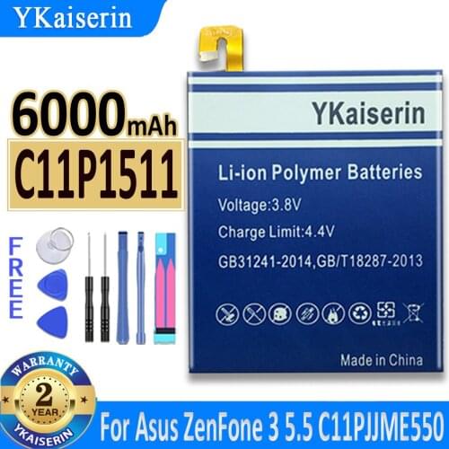 YKaiserin Asus ZenFone 3 Batteries