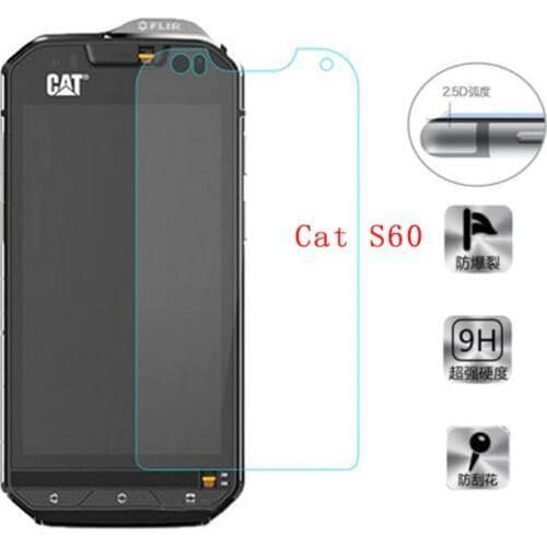 2.5D 0.3mm tempered glass For Cat S60 screen protector guard film front case cover For Caterpillar Cat S60 Glass+clean kits