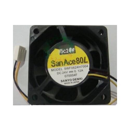 1pc new fan 9WF0624H7004 DC24V 0.12A SANYO 60*60*15MM freeship