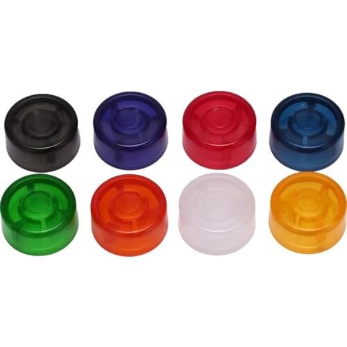 10PCS/Pack Candy Color Foot Switch Toppers Knob AccessoriesElectric Guitar Effect Pedal Foot Nail Cap Amplifiers