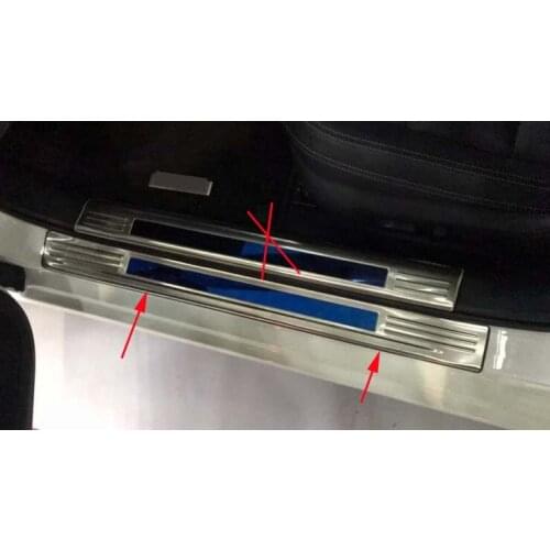 Outer Door sill Bumper Protector Cover Trim For 2019-2020 Nissan Altima 4DR Sedan 4PCS