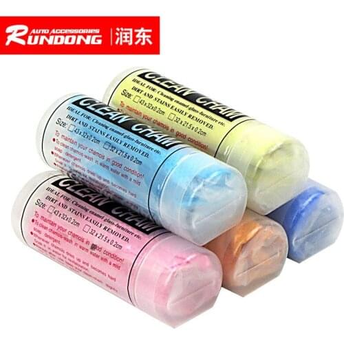 43*32cm embossed barrel PVA synthetic Deerskin towel Pet absorbent towel wipe