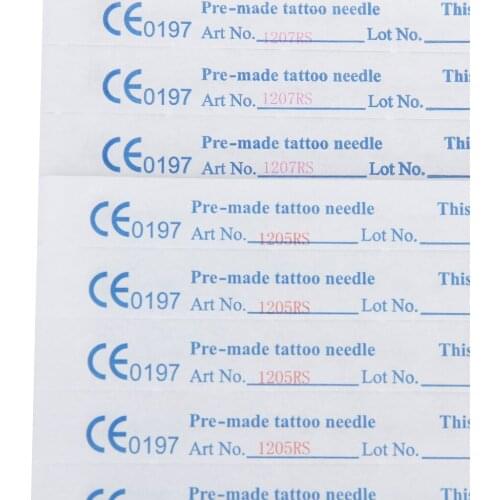 50x Disposable Sterile Tattoo Needle 10 Sizes 3/5/7/9RL 5/7RS 5/7/9M1 9RM