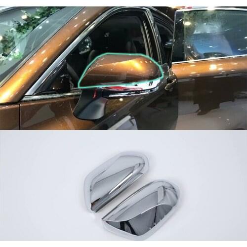 Car Accessories Exterior ABS Chrome Rearview Mirror Decoration Cover 2pcs For Toyota Camry 2018 Car Styling