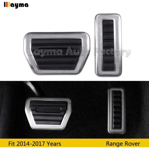 SV style Aluminum alloy & Rubber pedals for land rover range rover 2014 2015 2016 2017 year car pedal