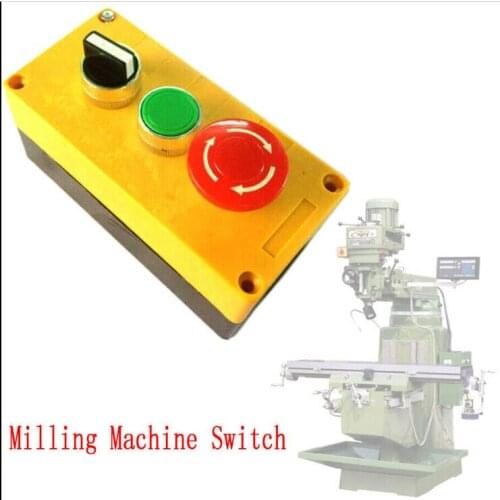 CNC Milling Machine Start Stop Control Switch Box Water Pump For Bridgeport Machine Lathe Tool
