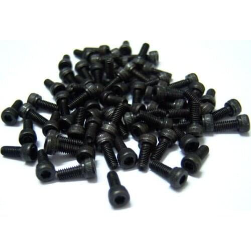 F02424 100Pcs M2.5*6 F450 F550 Frame Screw M2.5*6mm Hex Recessed Head for Quadcopter Hexacopter Trex 450 V2 Helicopter + FS
