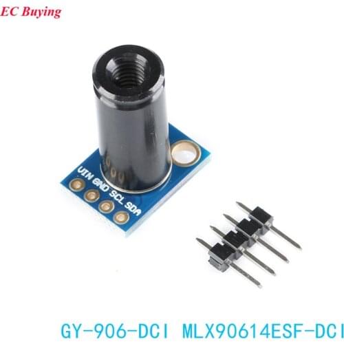 MLX90614ESF-DCI Sensor Module MLX90614 Infrared Temperature Sensors GY-906-DCI IIC Connector Long Distance Electronic DIY PCB