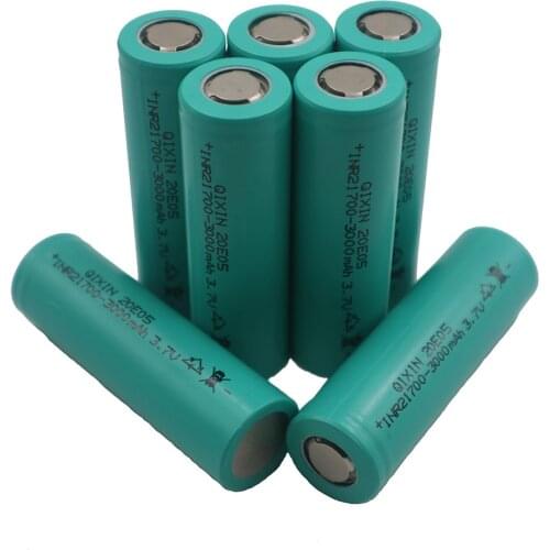 C&P Li-ion 3000mAh 10 pieces 21700 Lithium-ion Rechargeable cell discharge current 30A INR21700P Ternary lithium battery 3.0Ah
