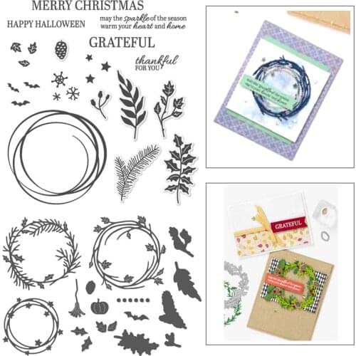 Halloween Words Metal Cutting Dies And Stamp Scrapbooking DIY Paper/photo Cards New Cutting Dies Craft Cuts 2021