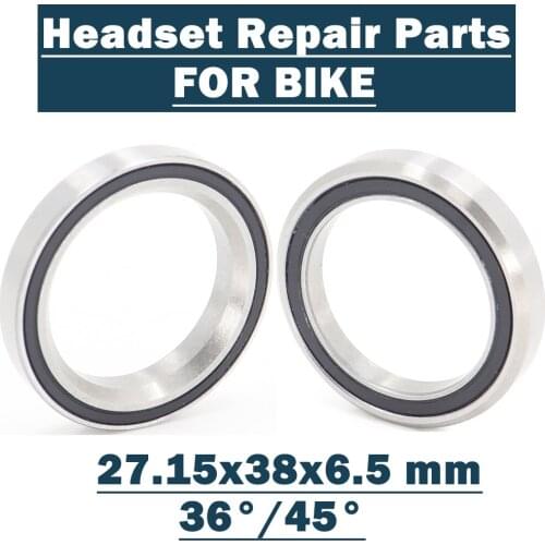 Bike Headset Bearings MH-P09K 27.15*38*6.5mm 36/45 2PCS ACB Road MTB Angular Contact Bicycle Bearing MH P09K