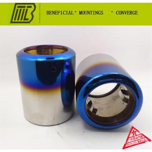 REFITTING LARGE ENGINE Exhaust Muffler Modified Tail Throat Liner Pipe for FORD KUGA MUFFLER pipe Caliber 90mm.length 125mm