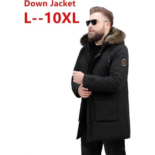 NEW Plus big size 10XL 9XL 8XL 6XL 5XL Mens Winter Hooded Duck Down Jacket Male Casual fashion Coat 2020 Brand New Menswear