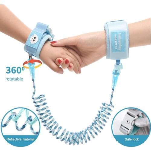 Toddler Baby Kids Safety Harness Cut Continuously Child Leash Anti Lost Wrist Link Traction Rope 2021 New hot