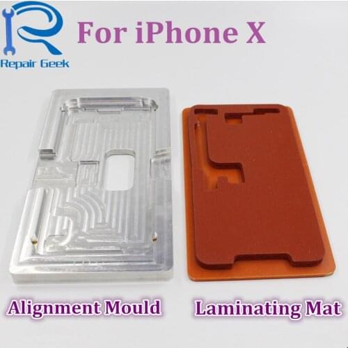 Precision aluminium Mold For iPhone X LCD Screen Laminating and Location Alignment Mat Vacuum Metal Mould For iPX iX