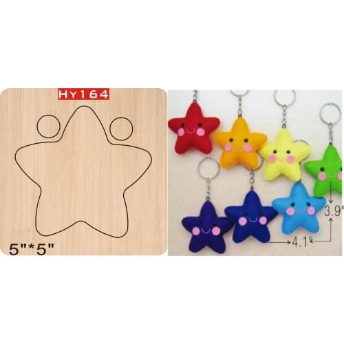 Star decoration cutting dies 2019 new die cut &wooden dies Suitable for common die cutting machines on the market