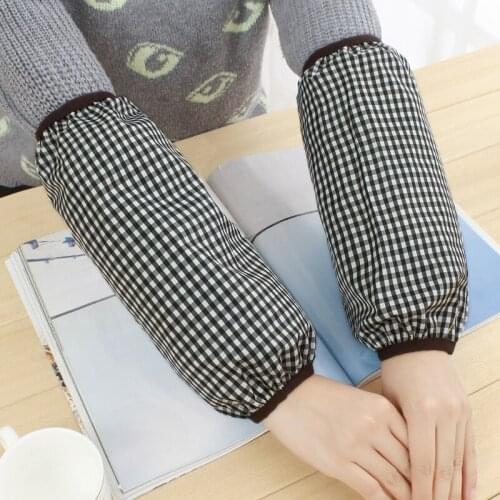 Korean version of the simple long waterproof single-layer sleeves home daily anti-fouling autumn and winter
