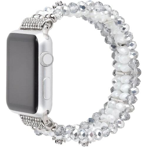 Watchband Crystal+Rhinestone Metal Buckle Belt Watch Strap for Apple Watch SE Series 6 5 4 3 Band 44mm 40mm 42mm 38mm Wristband