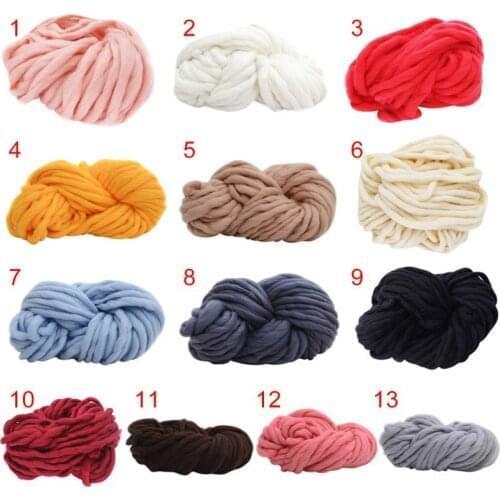 Super Bulky Arm Knitting Wool Roving Knitted Blanket Chunky Cheap Wool Yarn Super Thick Yarn For Knitting/crochet/carpet/hats