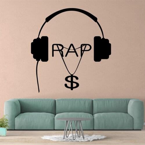 Wall Decal Earphone Vinyl Self Adhesive Wallpaper Nursery Room Decor For Kids Rooms Home Decor