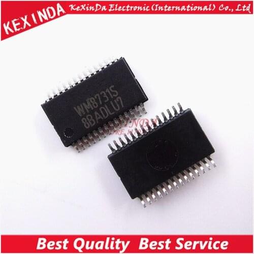 WM8731 WM8731SEDS WM8731S SSOP28 IC 10pcs/lot Free shipping