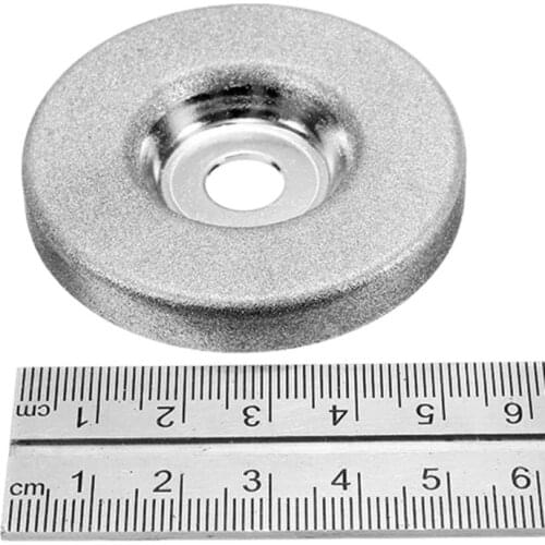 1pc 56mm 180/360 Grit Diamond Grinding Wheel Circle Grinder Stone Sharpener Angle Cutting Wheel Rotary Tool