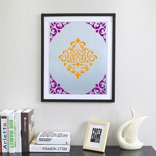 Mandala 1pc 15 * 15cm mold DIY home decoration drawing template laser cutting wall template painting tile tiles stencil