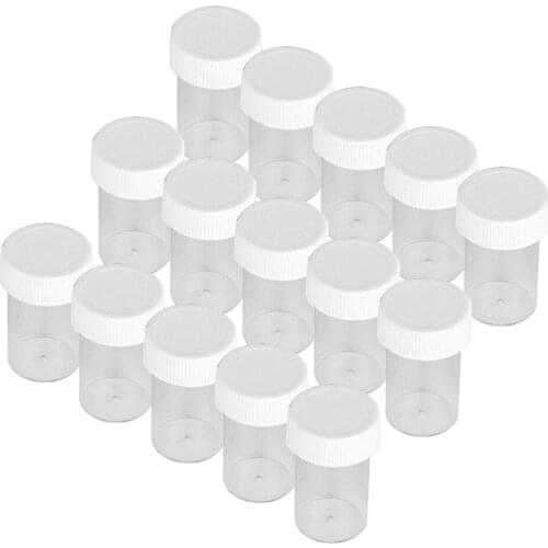 15x Cosmetics Salves False Nails Storage Container Tattoo Grommets Jar