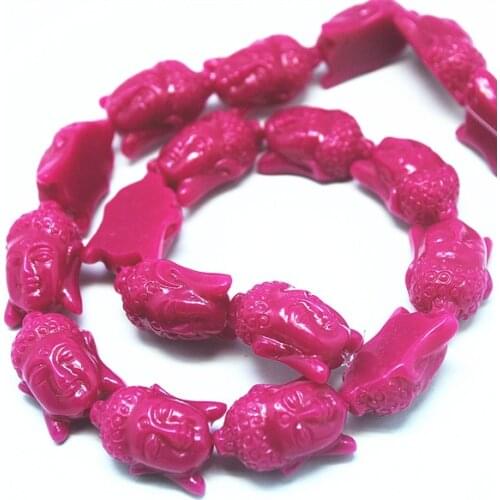 18pcs wholesale flat buddha head beads accessories spacers parts jewelry fittings size 21x14mm new arrival top fashion beads