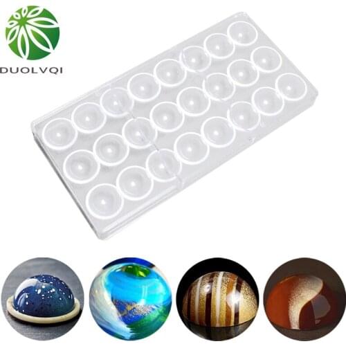 3D Semi Sphere Chocolate Cake Mould Practical Chocolate Mold DIY Ball Shaped Cake Dessert Fondant Pastry Molds Baking Tools