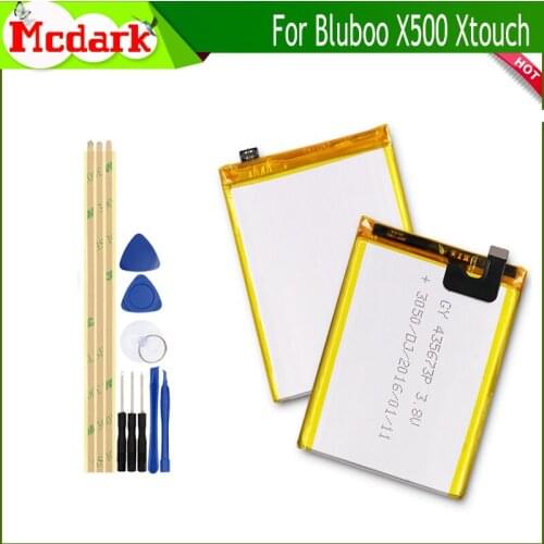 Mcdark For Bluboo Xtouch X500 Battery Replacement Large Capacity 3050mAh Back Up Bateria For Bluboo X500 Xtouch Phone+Tools