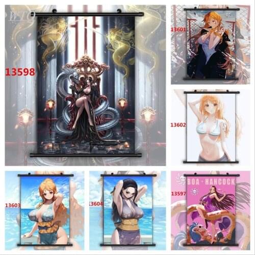 Anime Posters Nami Nico Robin Boa Hancock Anime HD Print Wall Decor Posters Wall Art Picture for Living Room Decor Home Decor