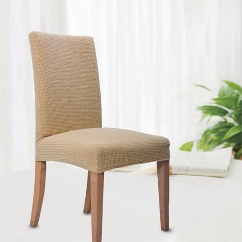 Thick knitted Fabric Universal Spandex Chair Cover Dining Chair CoversMitting/Event Chait Cloth Banquet Decoration Stretch Cove