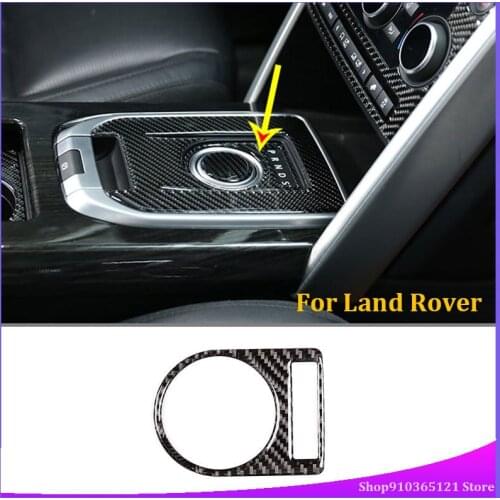 For Land Rover Discovery Sport 2015-2019 Gear Indicator Frame Real Carbon Fiber (Soft) Car Interior Accessories