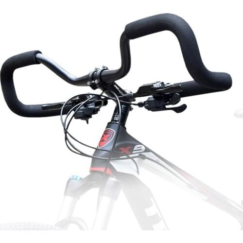 FMFXTRMountain bike handlebars 31.8*620mm aluminum road bike handlebars rest long distance bicycle handlebars