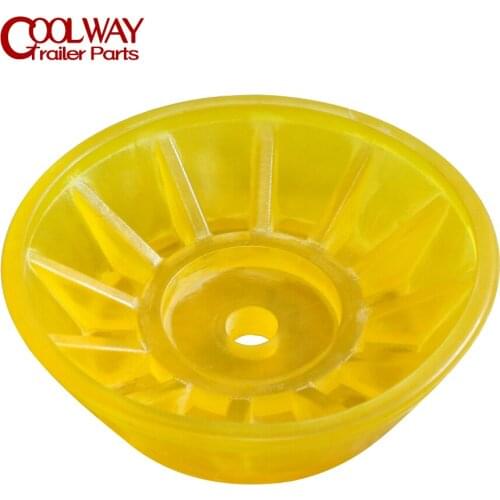 Tiedown Engineering Marine End Bell Boat Trailer Amber/Yellow Poly Bow Roller Shaft Parts Accessories