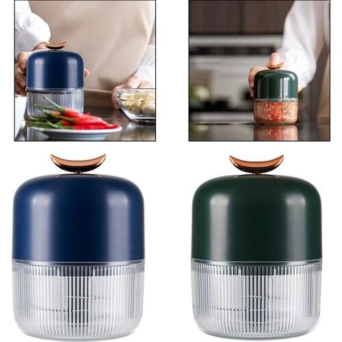Small Electric Garlic Chopper Wireless Portable Household Cordless Food Chopper Nuts Meat Pepper Vegetable Masher /Blender