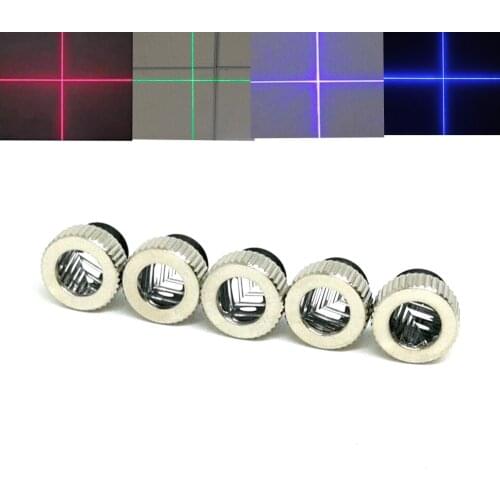 5pcs Cross Beam Laser Lens for 405nm 450nm 532nm 650nm 780n 808nm 980nm RGI Lasers Diode Focus