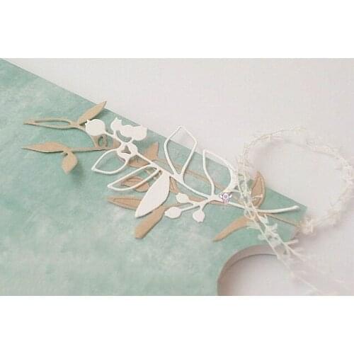 Mmao Crafts Metal Steel Cutting Dies Fruit leaf strip decoration Stencil For DIY Scrapbooking Paper/photo Cards Embossing Dies