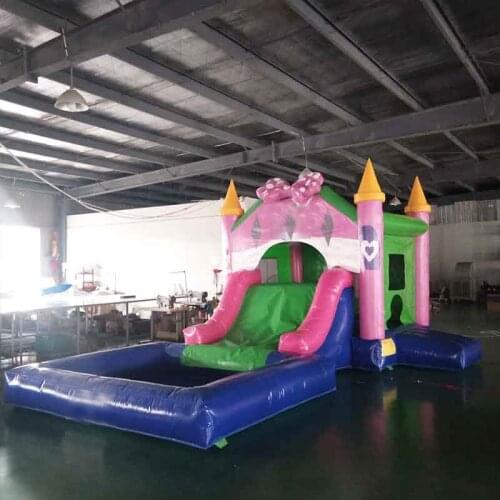 Cartoon Design Inflatable Bouncy Castle Jumping Toy Indoor Outdoor PVC Bounce Combo