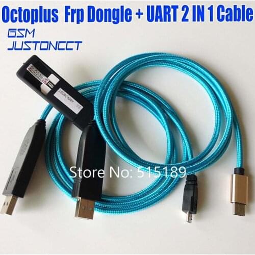 Newest sales ORIGINAL Octopus FRP tool / FRP dongle + FRP USB UART 2 IN 1 Cables for Samsung Huawei lg