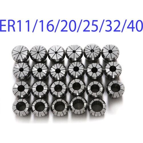ER11/16/20/25/32/40 Milling Chuck Spring Collet Set For CNC Engraving Machine & Milling Lathe Tool