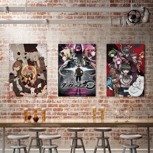 Anime Danganronpa Wall Poster Character Peripheral Memorial Bedroom Childrens Room Home