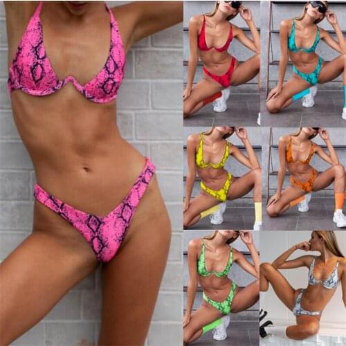 Push Up Beach Wear Sexy Summer Bikini Set Swimwear Women Bikinis 2019 Mujer Underwire Swimsuit Women Bathing Suit Women Bikinis