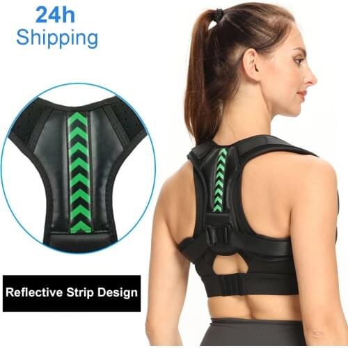 Adjustable Posture Corrector Preventing Humpback Protection Spine Pain Relief Correction Belt Women Men Back Shoulder Support