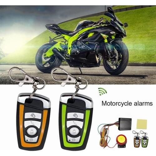 Motorcycle Anti-theft 125dB Universal Two-way Motorcycle Scooter Security Alarm System Engine Start Remote Control Key