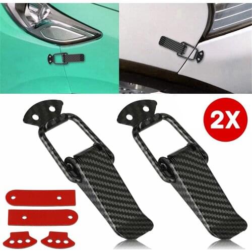 Universal Car Security Hook Lock Clip Kit Bumper Quick Release Hook Pin Lock Clasp Clip Kit For Auto Truck Vehicle Accessories